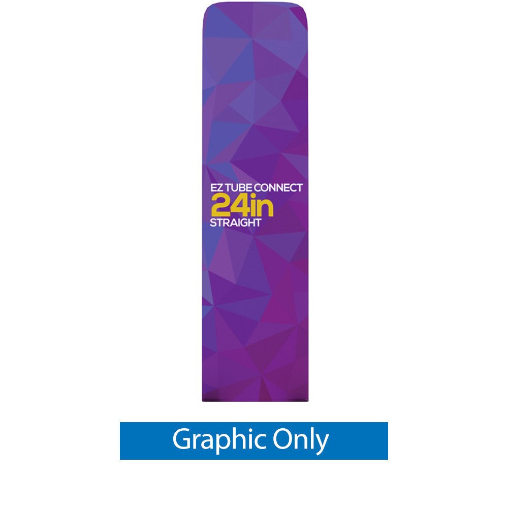2ft EZ Tube Connect Non Backlit Single Frame — Single Sided Graphic Only